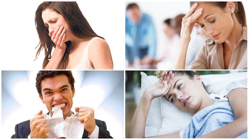 Symptoms of the presence of parasites in the body